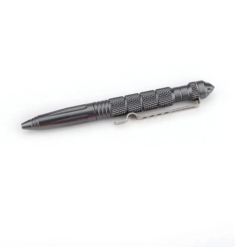 Tactical Pen Glass Breaker – Aluminum Alloy Survival EDC Tool Tactical Survival Pen PLUSH Grey