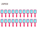 10/20pcs Hollow Out Detangling Hair Comb – Elastic Bristles Detangling Hair Comb PLUSH E-20PCS
