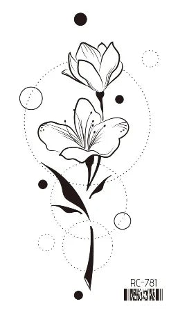 Pink Butterfly Temporary Tattoo Sticker – Waterproof Body Art Temporary Tattoo PLUSH RC-781
