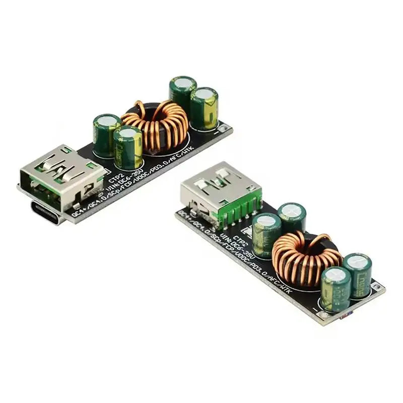 QC4.0 QC3.0 USB Type-C Fast Charge Adapter Board 6–35V Fast Charge Adapter Board PLUSH