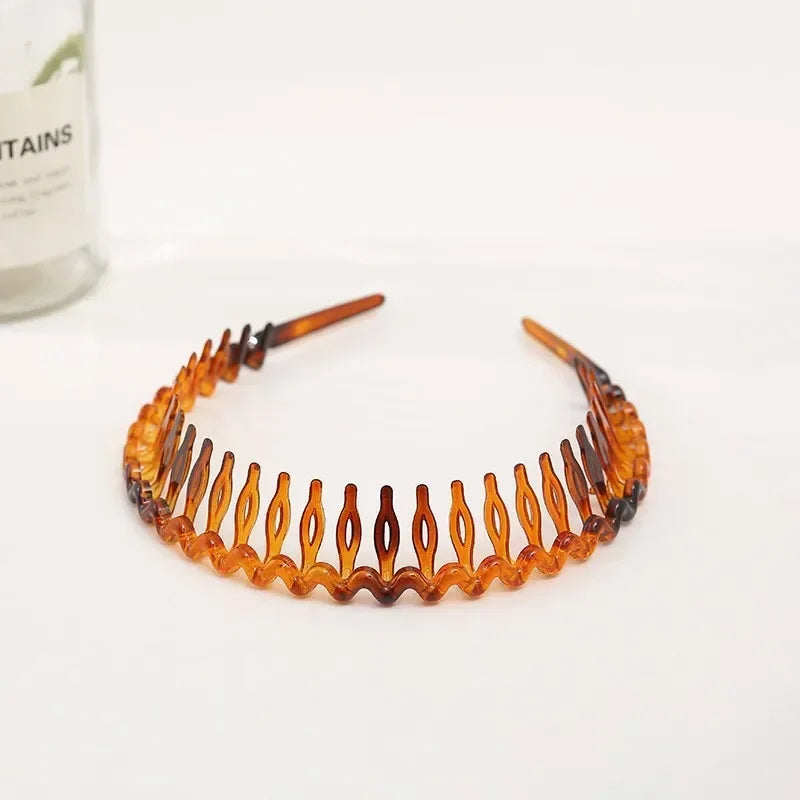 Wavy Sports Headband – Unisex Wave Hair Hoop for Men & Women Sports Headband PLUSH 8