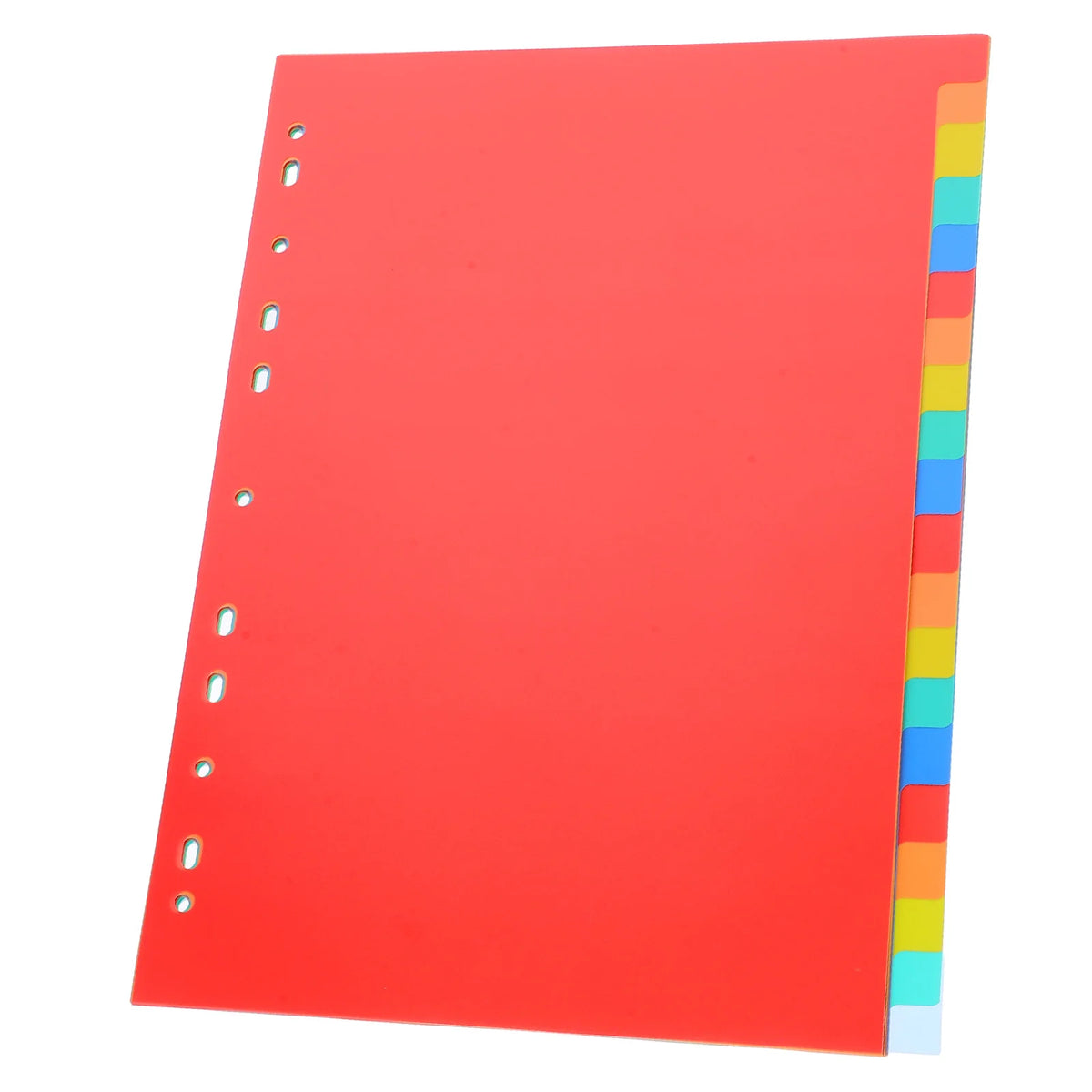 20-Pack A4 11-Hole PP Index Dividers – Binder Tabs & Separators Binder Index Dividers PLUSH Default Title