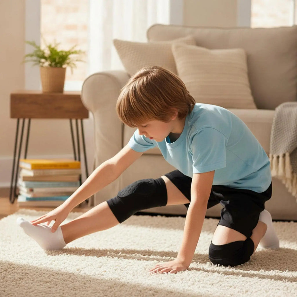 Kids Silicone Non-Slip Knee Pads – Skating & Football Kids Sports Knee Pad PLUSH