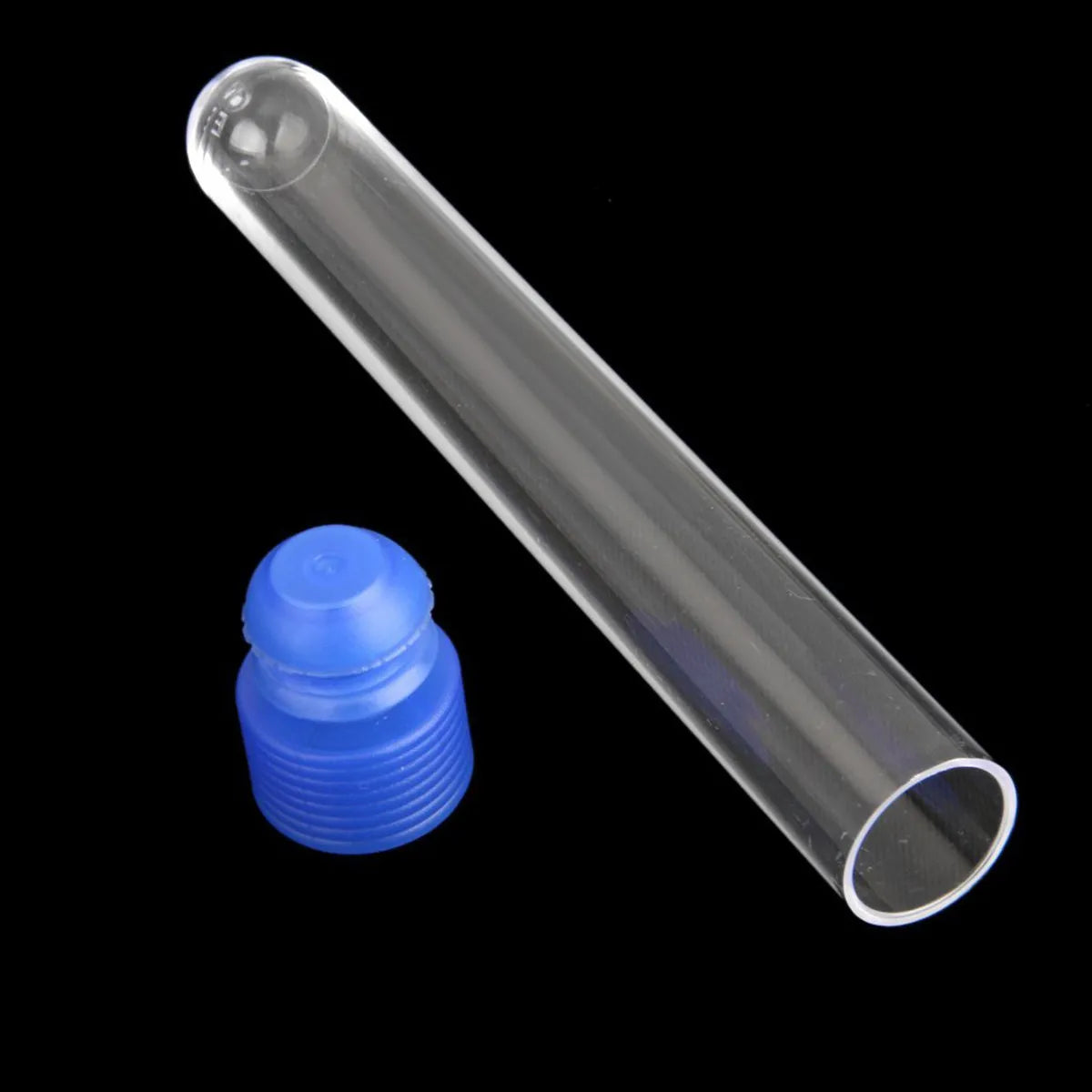 20pcs Blue Plastic Test Tubes Screw Caps 100x15mm | Lab & Craft Plastic Test Tubes PLUSH