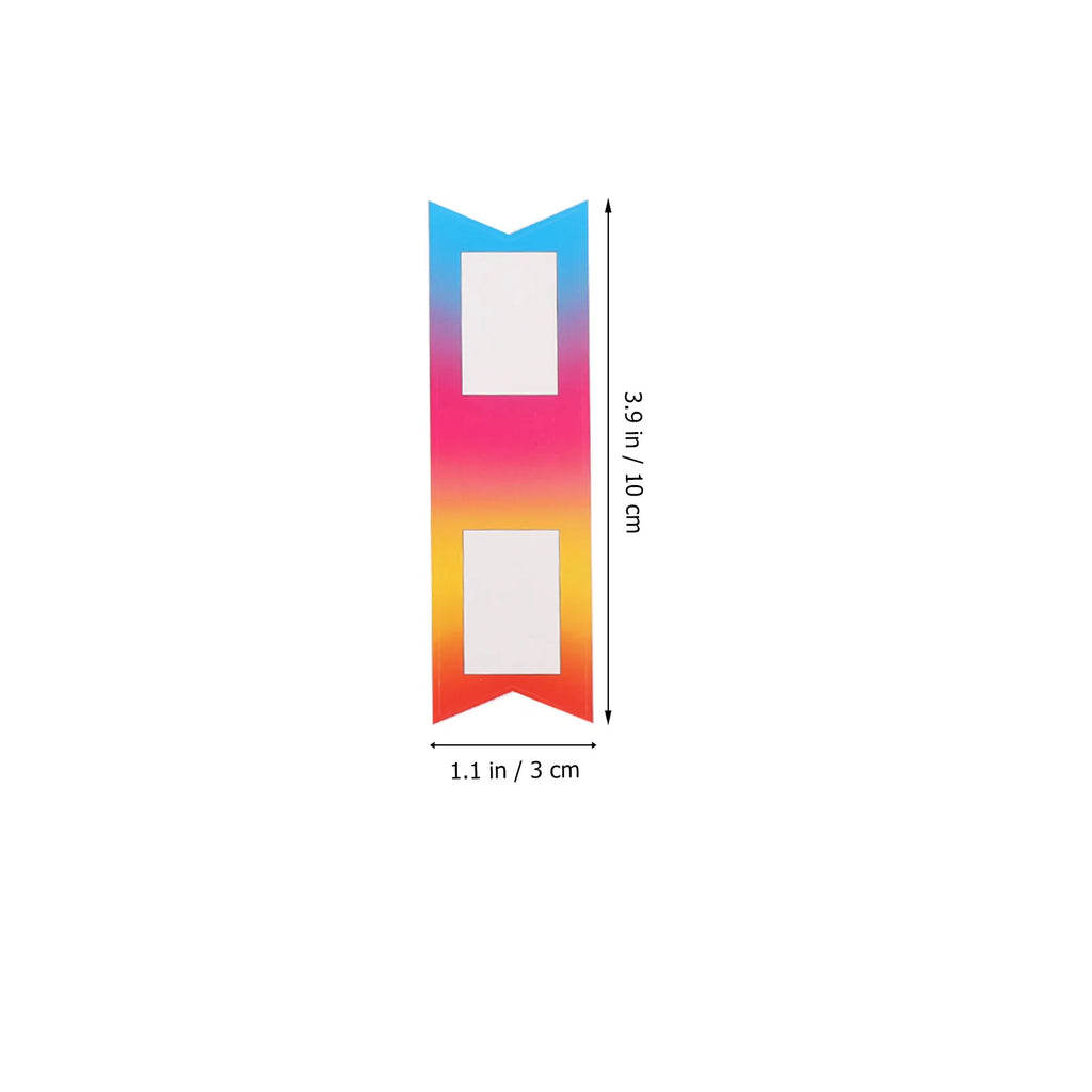 Colored Writable Adhesive Flag Labels – School & Office Stickers Adhesive Label Stickers PLUSH