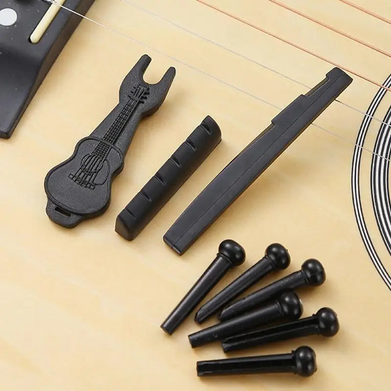 Guitar Bridge Pin Puller Tool Kit – Safe & Easy String Change Guitar Accessory Tool PLUSH