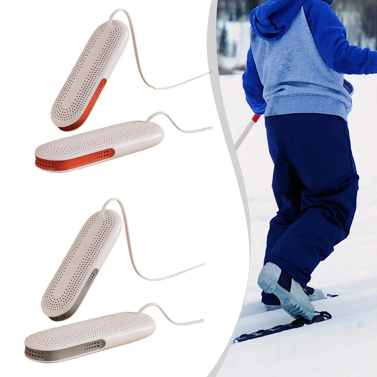 Compact Portable Shoe Dryer & Boot Warmer | Ventilation Holes Portable Shoe Dryer PLUSH