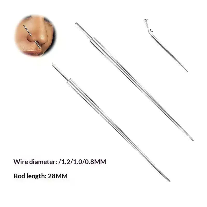10pcs Stainless Steel Body Piercing Guide Needles | Tool Set Body Piercing Tool PLUSH