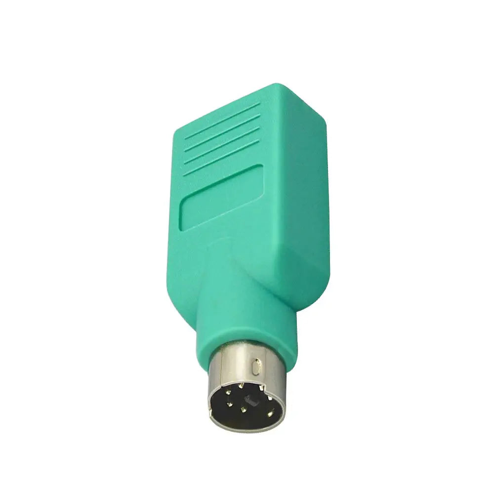 USB Female to PS/2 Male Adapter – Plug & Play, No Drivers USB PS/2 Adapter PLUSH