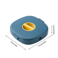 Rotating Cable Winder Box – Portable Wire & Cord Organizer Cable Organizer Box PLUSH Blue 1PC