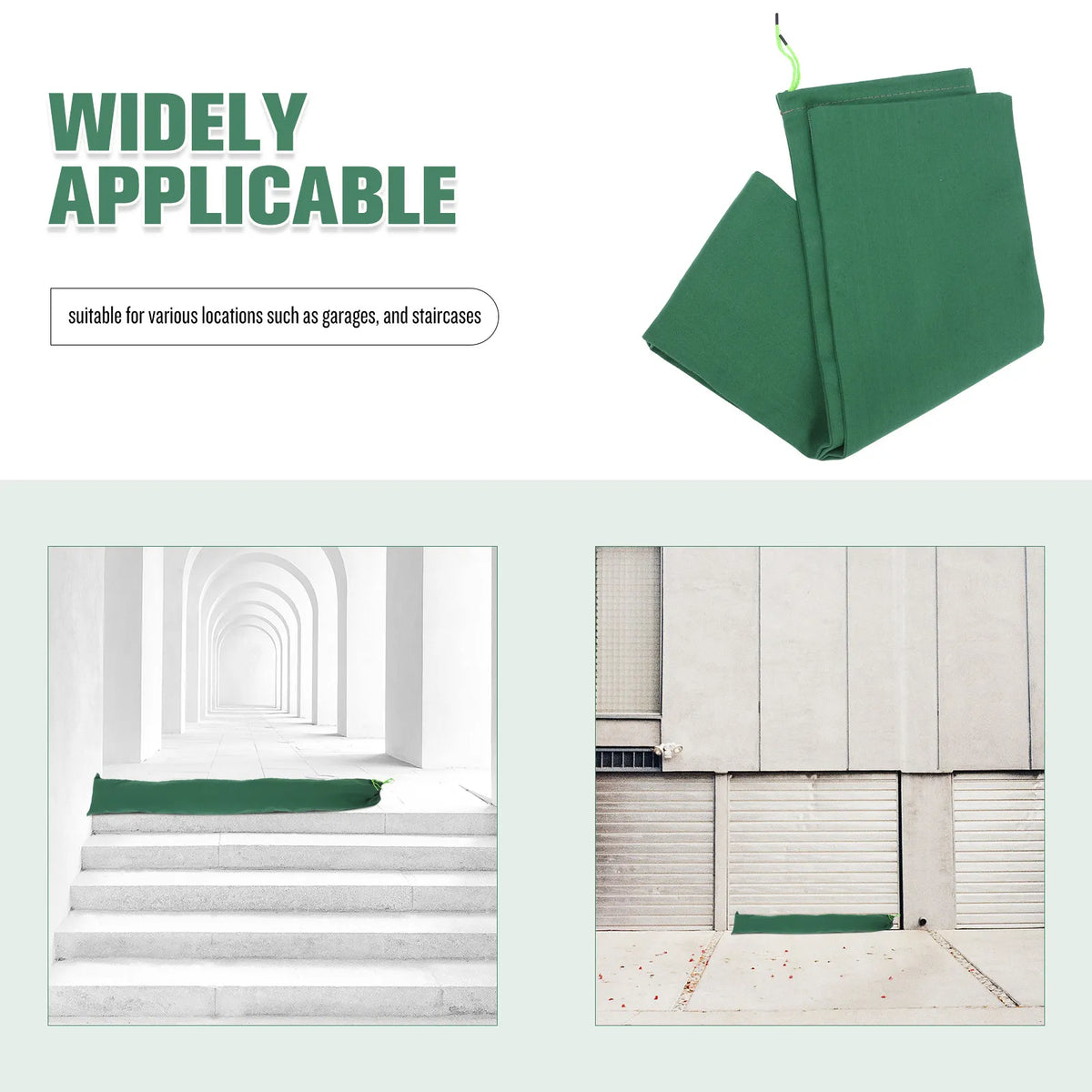 Long Silicone Flood Control Sandbags – Door & Window Barrier Flood Control Sandbag PLUSH