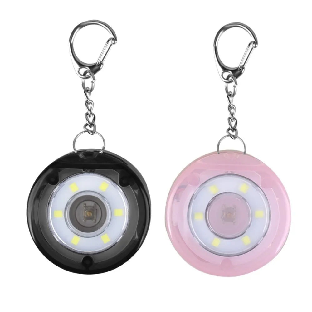 2-in-1 Clip-On Keychain Light | USB Rechargeable, 3-Level Dim Mini Keychain Light PLUSH