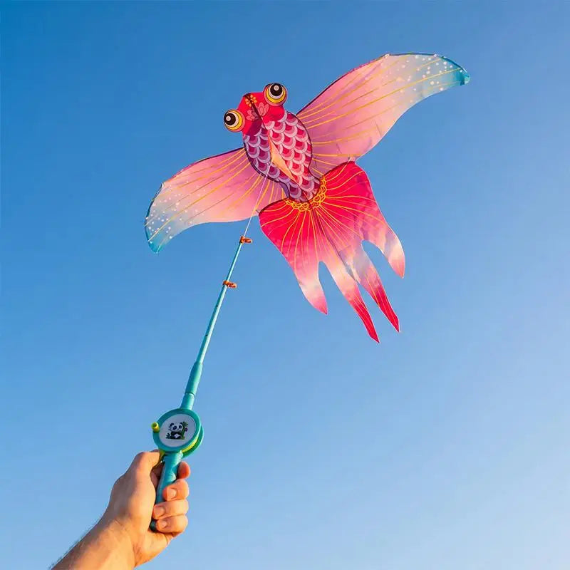 Cartoon Eagle Foldable Mini Kite for Kids – 50m Line & Handle Kids Outdoor Kite PLUSH
