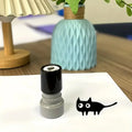 Cute Black Cat Stamp – 4 Styles DIY Scrapbooking & Diary Deco Craft Stamp PLUSH Style1