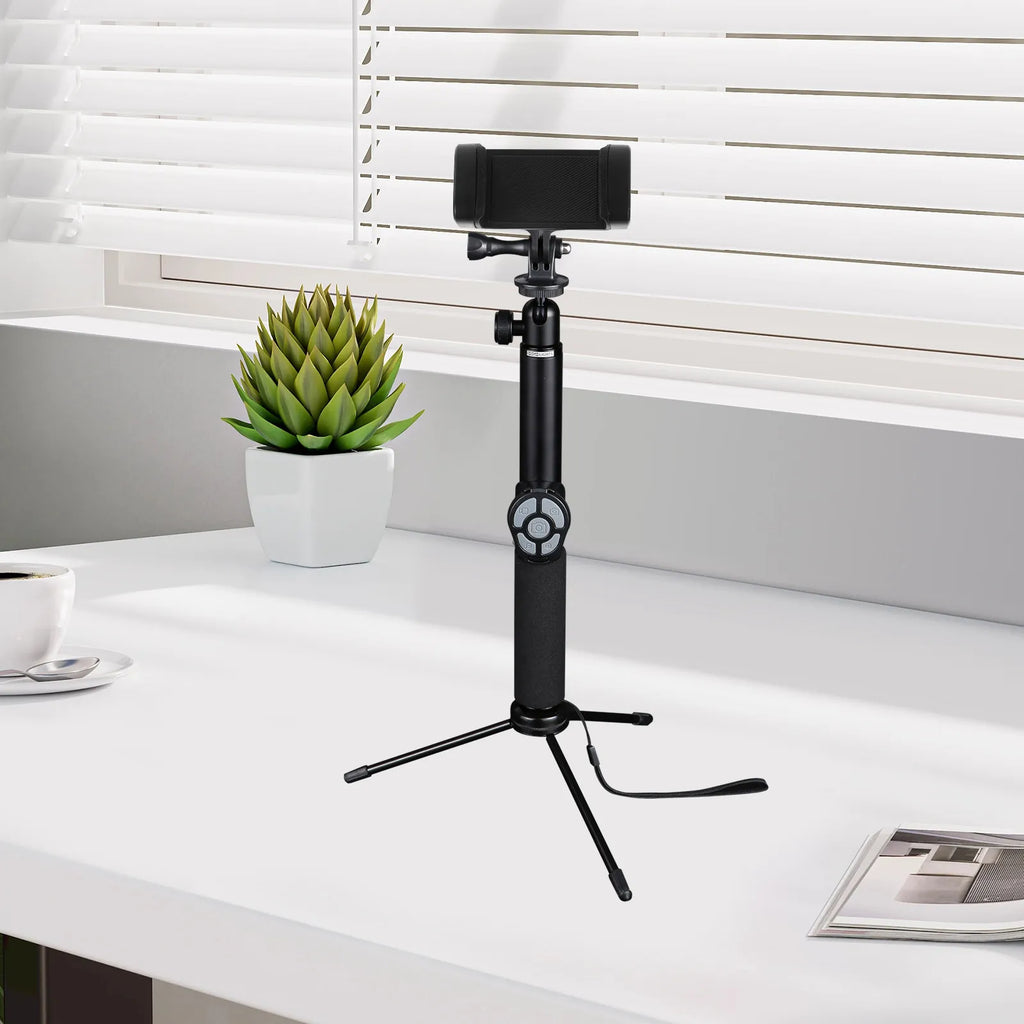 Smartphone Tripod Mount Clip – Adjustable Phone Holder Phone Tripod Mount PLUSH