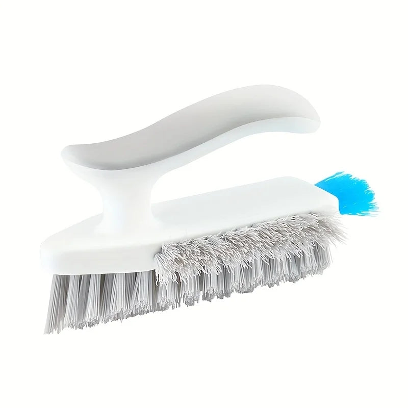 2-in-1 Crevice Cleaning Brush – Floor, Bathroom & Toilet Crevice Cleaning Brush PLUSH white
