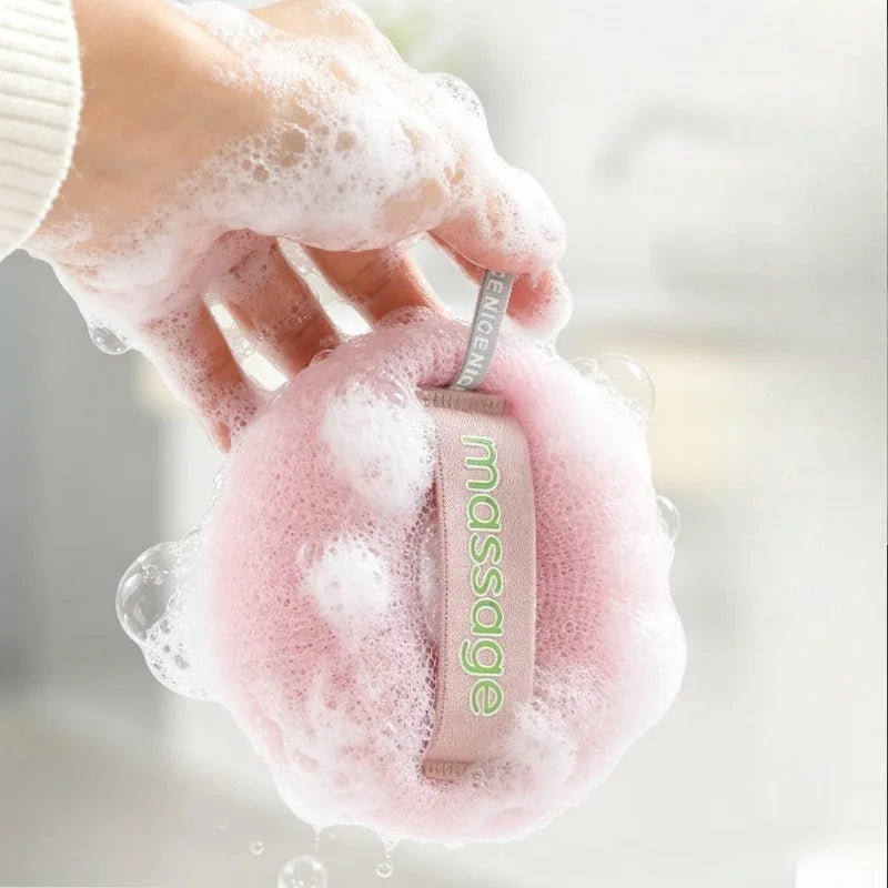 Exfoliating Shower Loofah Bath Sponge – 3D Mesh Body Scrubber Bath Body Scrubber PLUSH