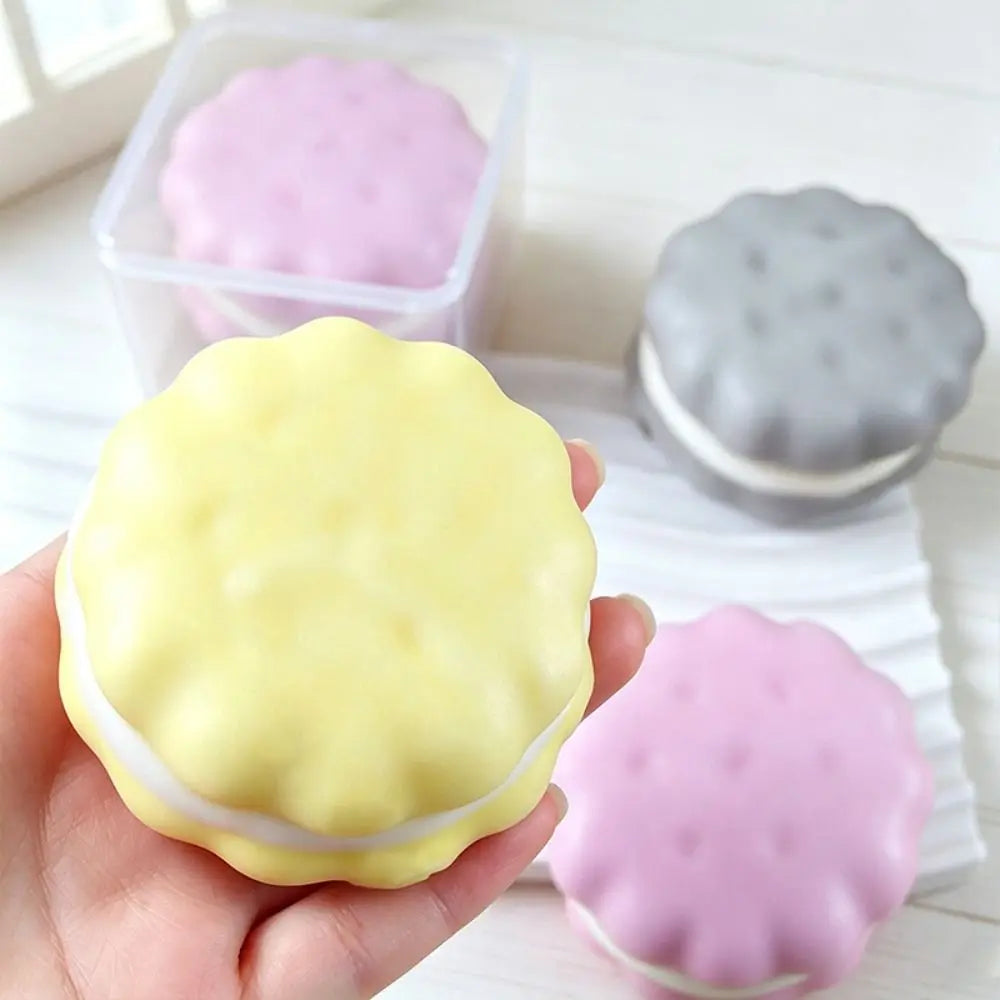 Cookie Crunch Squishy Toy – Handmade Crispy Wax Clay Squeeze Squishy Novelty Toy PLUSH
