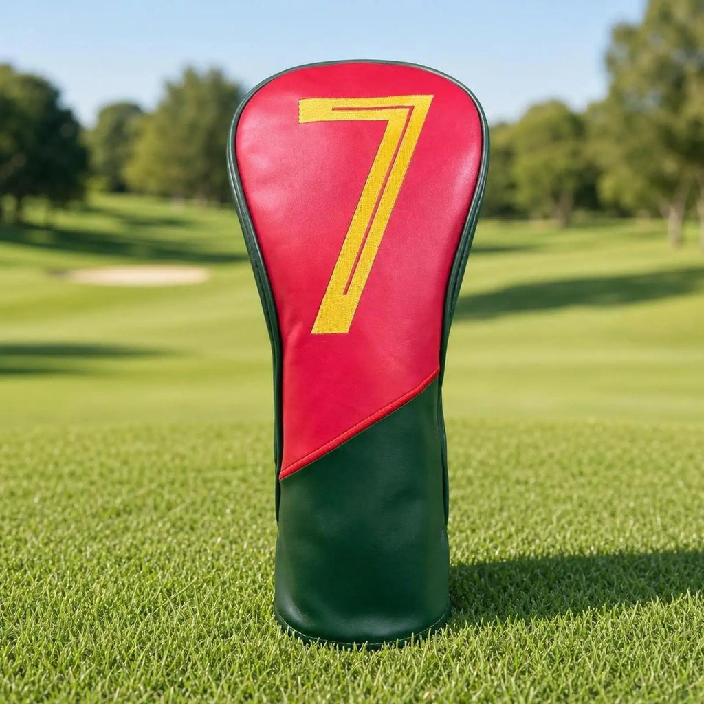 PU Leather Golf Club Head Cover – Embroidery Headcover Golf Club Head Cover PLUSH