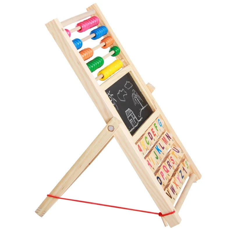 Wooden Abacus Drawing Board – Montessori Math Toy for Kids Montessori Math Toy PLUSH