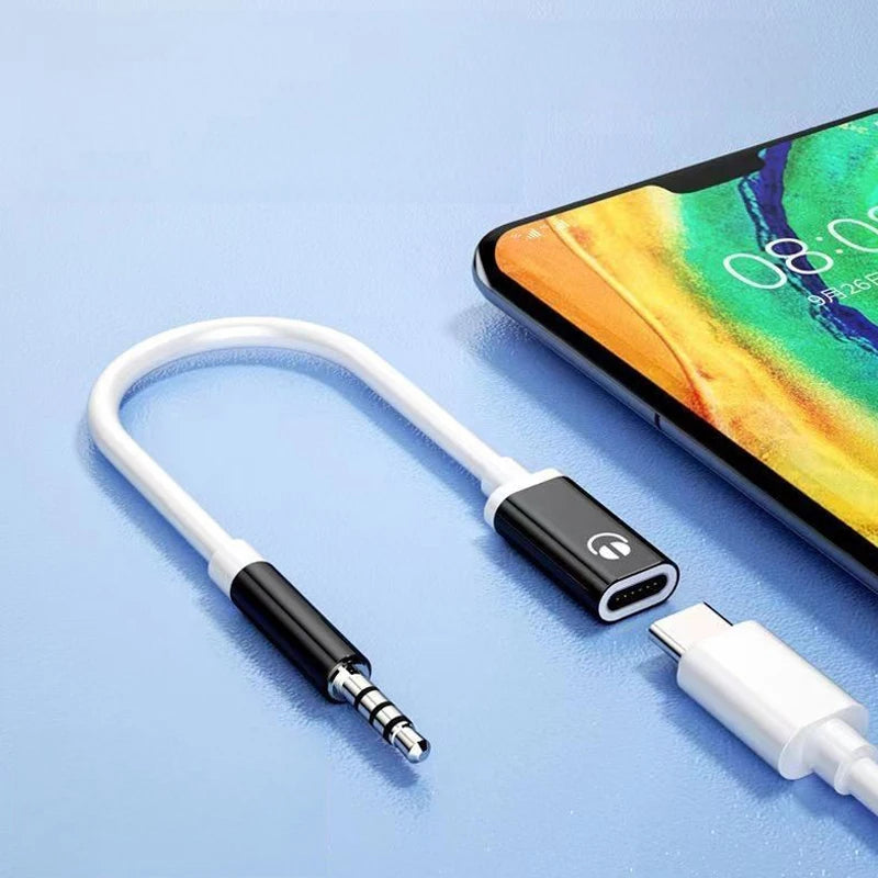 3.5mm to USB-C Female Audio Adapter Cable | Lossless Sound Audio Adapter Cable PLUSH