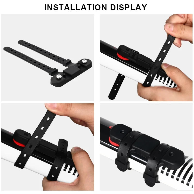 RIDERACE Silicone Bicycle Bottle Cage Strap Mount Adapter Bottle Cage Adapter PLUSH