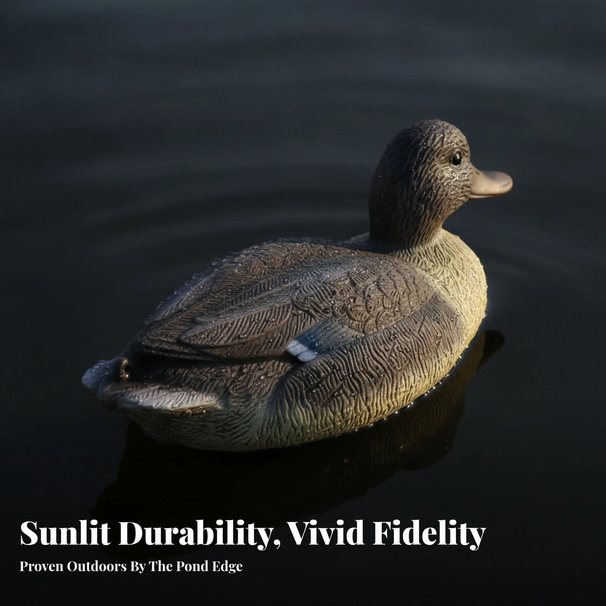 Floating Mallard Duck Decoy – Weighted Base & Weatherproof Hunting Duck Decoy PLUSH
