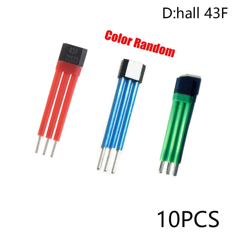 10pcs Hall Effect Sensor 3144 41F 43F 413 A44E Motor Switch Hall Effect Sensor PLUSH D