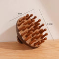 Natural Sandalwood Scalp Massage Comb – Guasha Body Tool Scalp Massage Comb PLUSH Roud