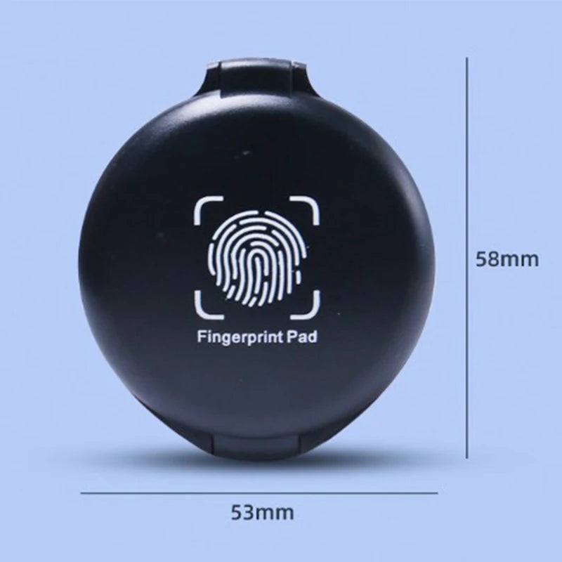 Fingerprint Ink Pad – Thumbprint Stamp for Notary & ID Cards Fingerprint Ink Pad PLUSH