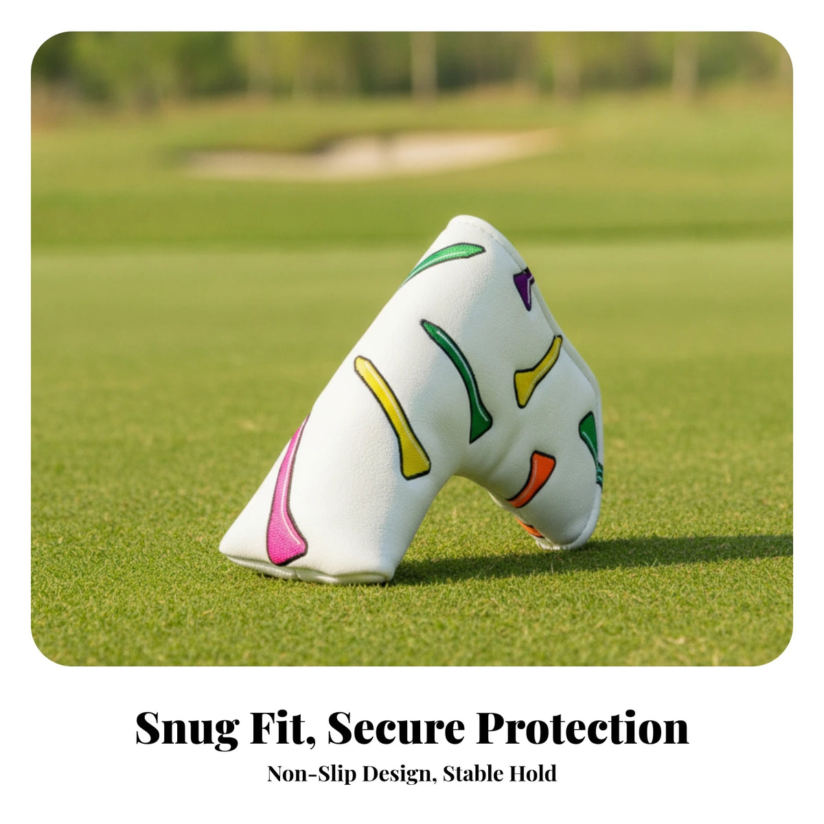 Golf Club Head Cover – Snug Fit with Soft Lining for Travel Golf Club Head Cover PLUSH