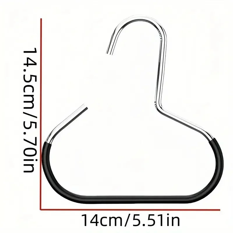 5-Pack Stainless Steel Hat Rack Wall Mount Hook Organizer Hat Rack Organizer PLUSH
