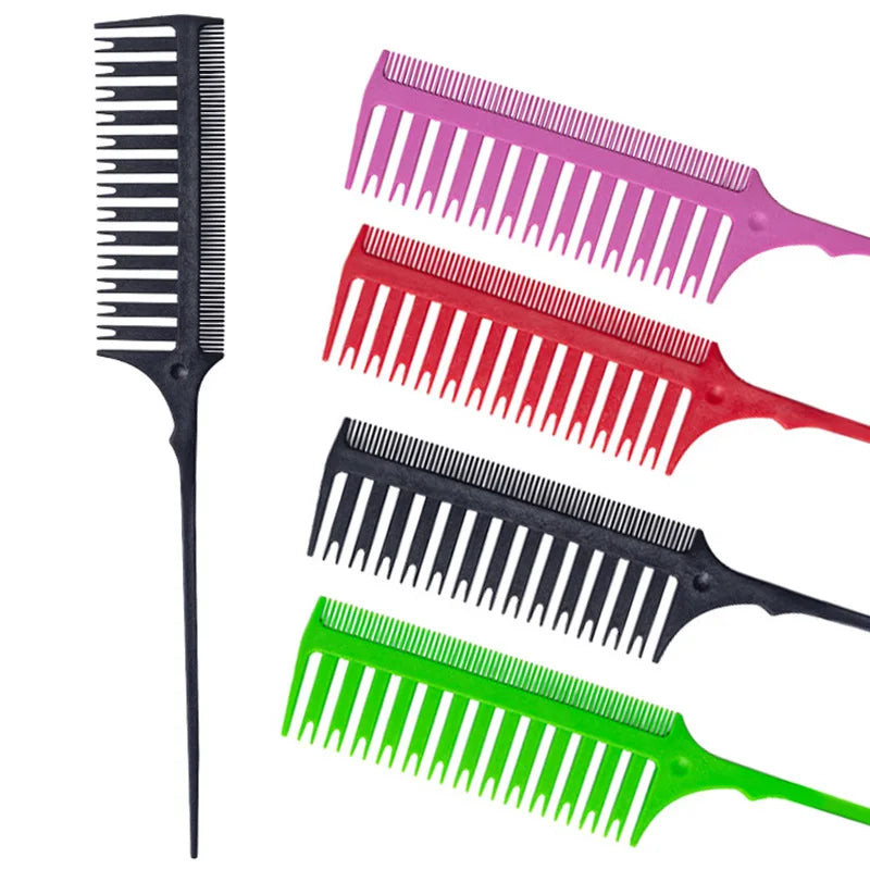 Double-Side Tip-Tail Hair Dyeing & Highlighting Comb Hair Dyeing Comb PLUSH