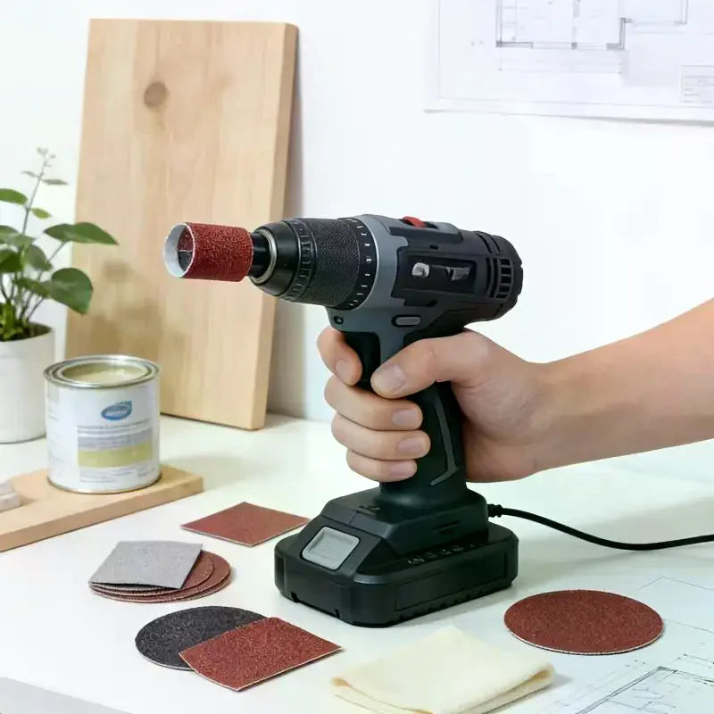 3-Piece Drill Sanding Attachment Set | PLA Grinding Head Drill Sanding Attachment PLUSH
