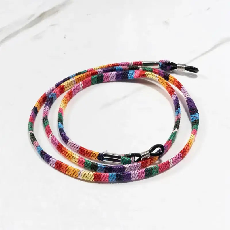 Ethnic Woven Glasses Neck Strap – Non-Slip Eyewear Lanyard Eyewear Neck Strap PLUSH