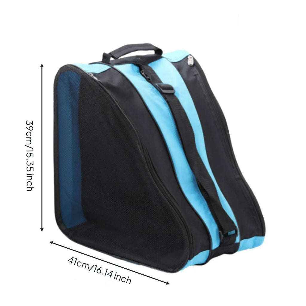 Portable Roller Skate Bag – 3-Layer Mesh Inline Skate Carrier Skate Carrier Bag PLUSH