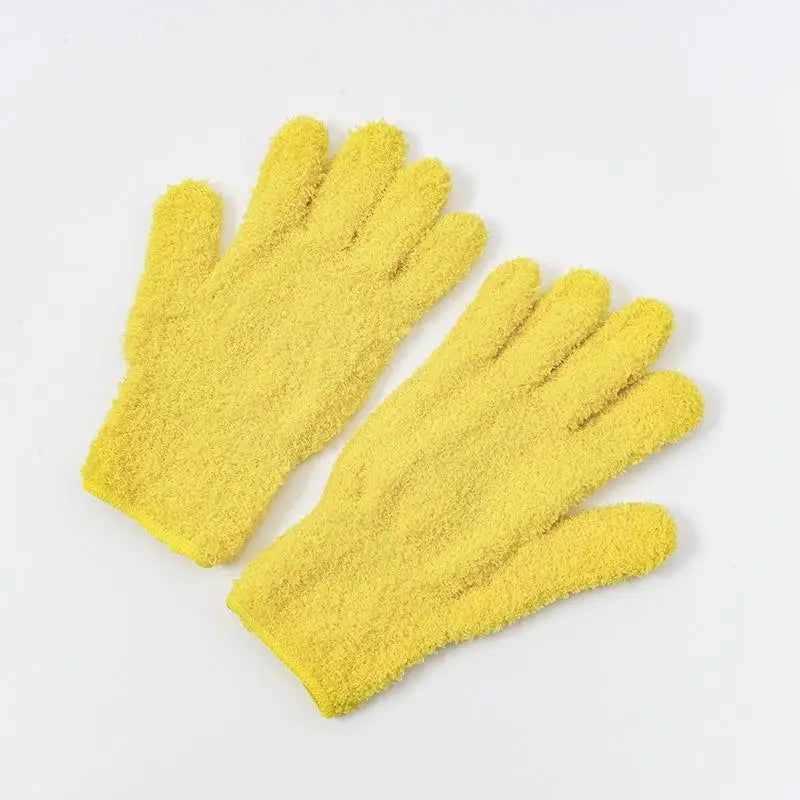 Microfiber Dusting Gloves – Stretchable Lint-Free Cleaning Mitts Microfiber Cleaning Gloves PLUSH A9