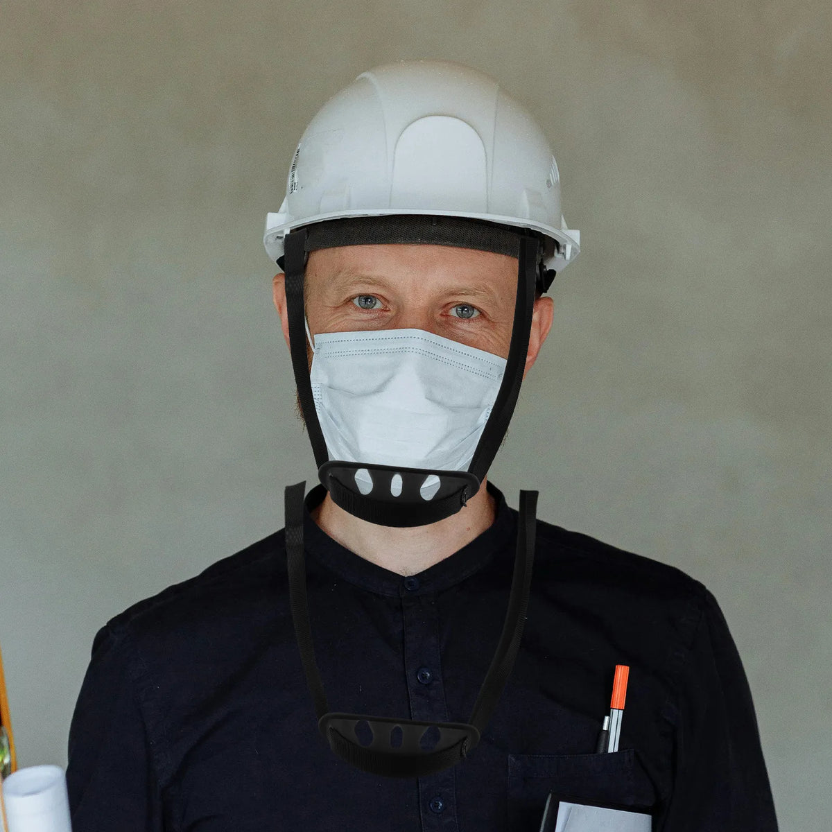 Universal Hard Hat Chin Strap Y-Cup Dual Ear Support Hard Hat Chin Strap PLUSH