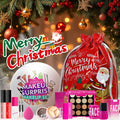POPFEEL 9-Piece Christmas Makeup Ball Gift Set – Holiday Cosmetics Makeup Gift Set PLUSH BALL002A-3