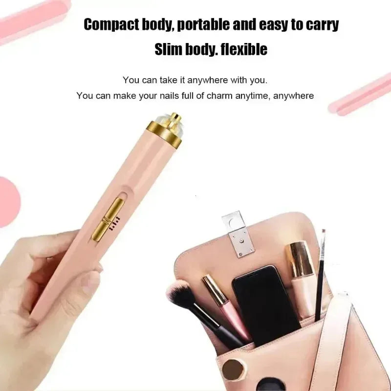 Electric Nail Drill – USB Rechargeable Portable Manicure Pen Electric Nail Drill PLUSH