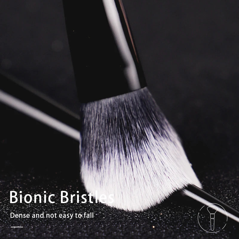 KVD No. 25 Blush Brush – Soft Synthetic Hair Black Handle Makeup Blush Brush PLUSH