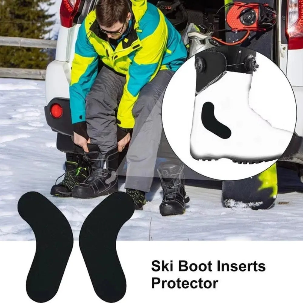 Ski Boot Heel Gel Pads – Anti-Blister Cushioning Inserts 10pk Ski Boot Heel Pad PLUSH