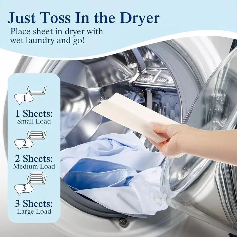 Scented Dryer Sheets 40 Count – Softening & Anti-Static Dryer Sheets PLUSH