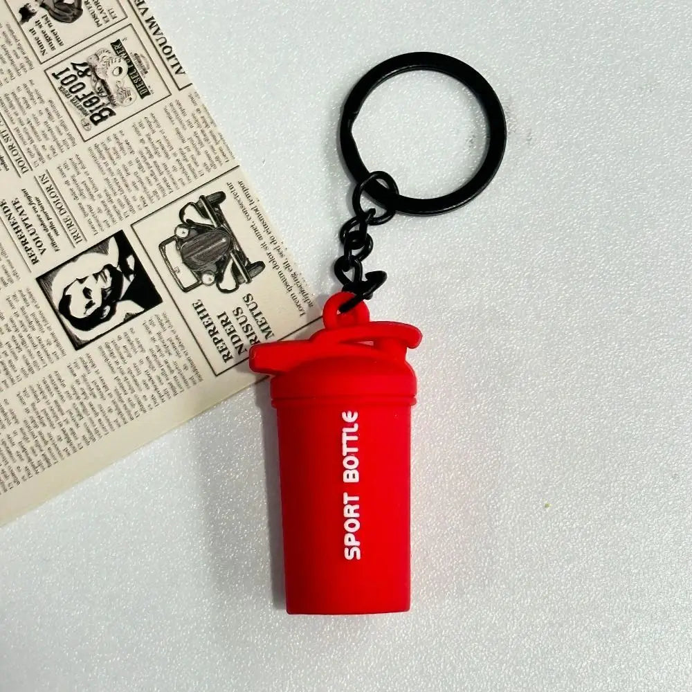 Mini Fitness Keychain – Barbell Dumbbell Kettlebell Pendant Novelty Keychain PLUSH