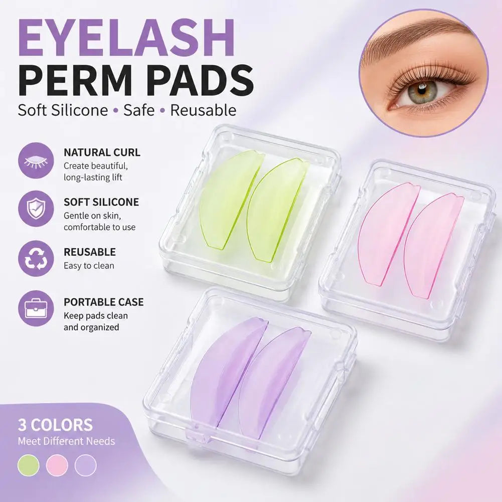 Reusable Silicone Under Eye Patches – Lash Lift Shields 1 Pair Silicone Eye Patches PLUSH