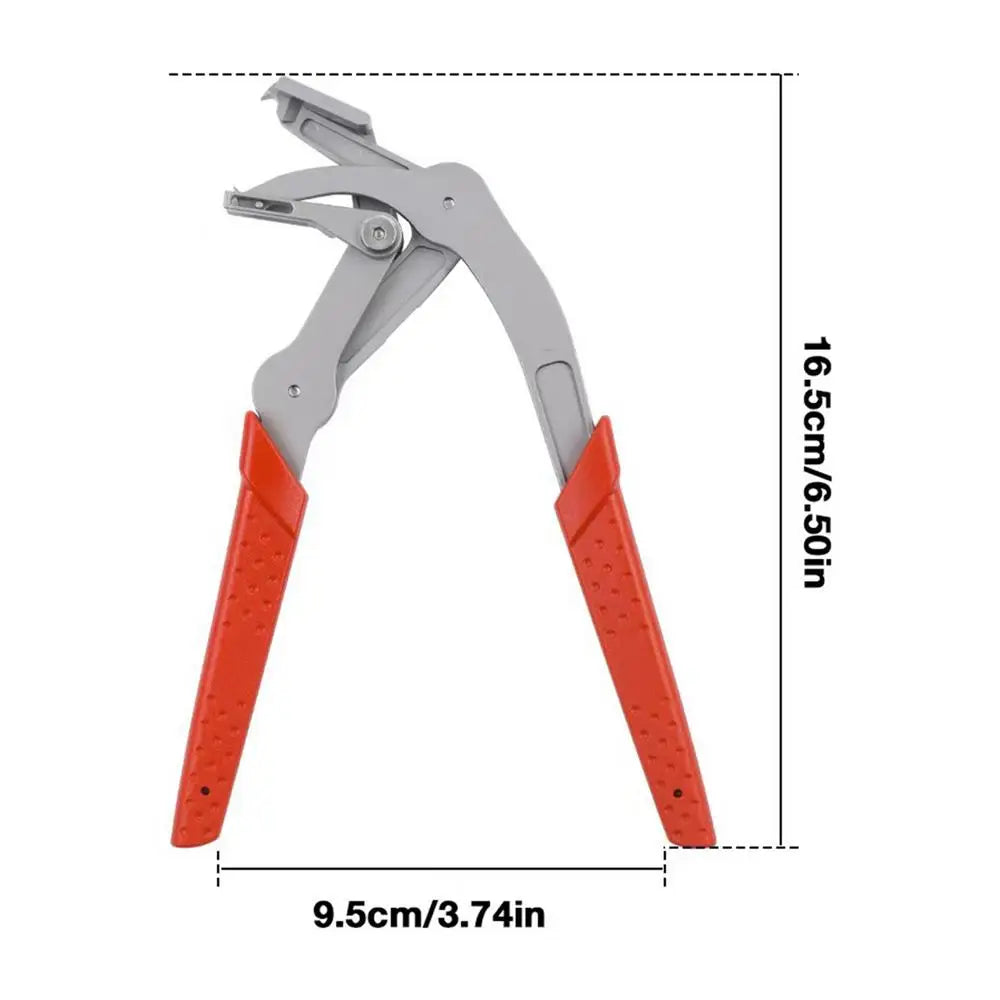 Stainless Steel Car Clip Pliers – Trim & Fastener Remover Tool Automotive Clip Pliers PLUSH Red 1PC