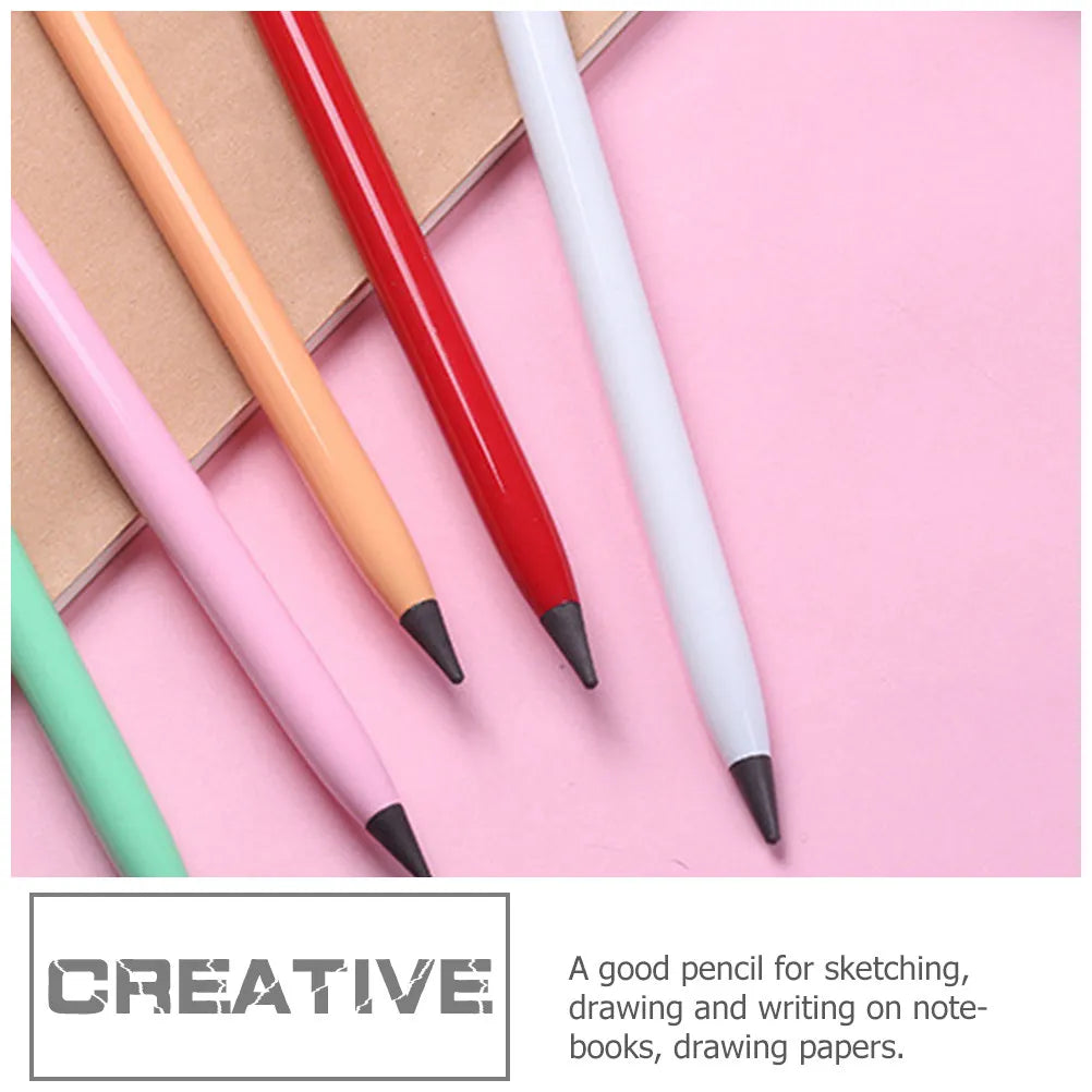 3-Pack Everlasting Inkless Pencils – No-Sharpen Sketch & Writing Inkless Drawing Pencils PLUSH