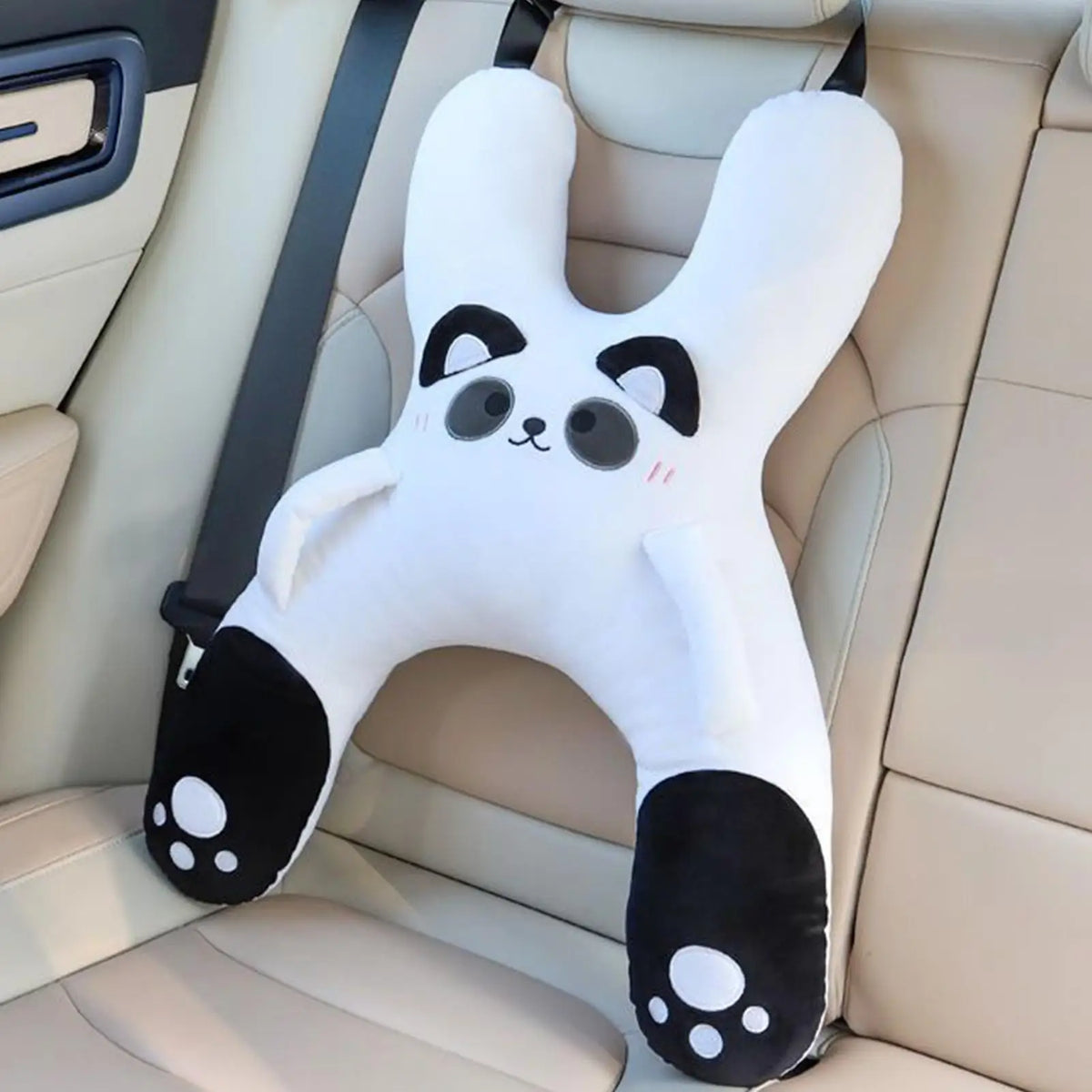 Kids Car Seat Head & Neck Pillow – Cute Plush Cartoon Support Kids Travel Pillow PLUSH