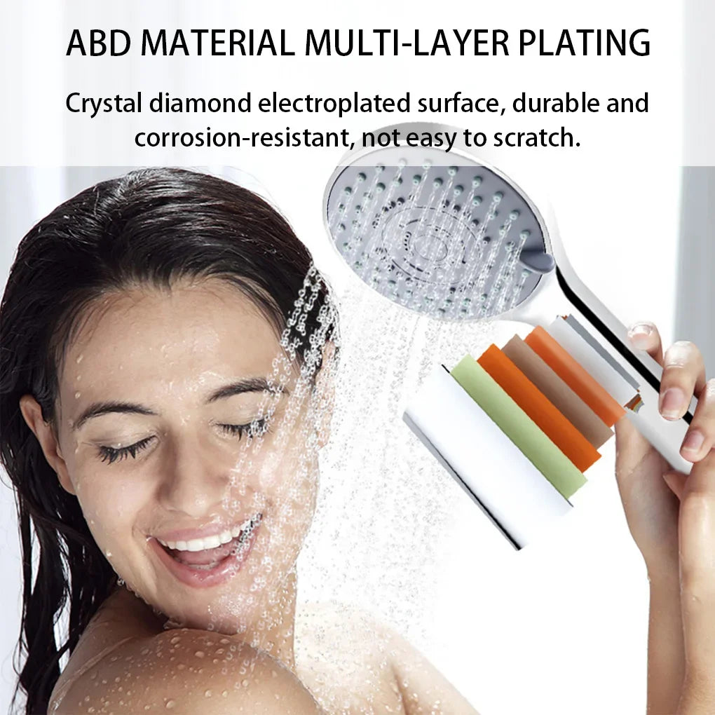 5-Mode Handheld Shower Head | Water Saving SPA Sprayer Handheld Shower Head PLUSH