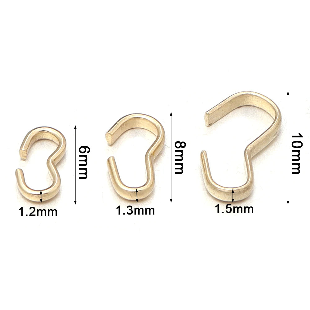 50pcs Stainless Steel Pinch Clip Bail Clasps – DIY Jewelry Jewelry Findings PLUSH